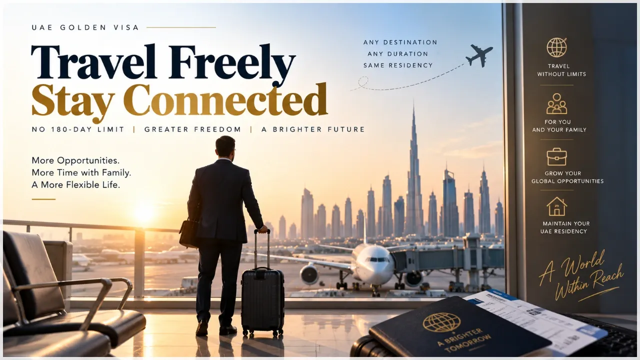 Can Golden Visa Holders Stay Outside the UAE for More Than Six Months?