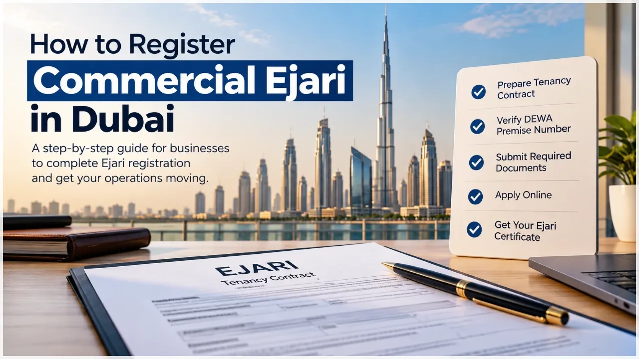 How to Register and Authenticate Ejari Online for Dubai Commercial Properties