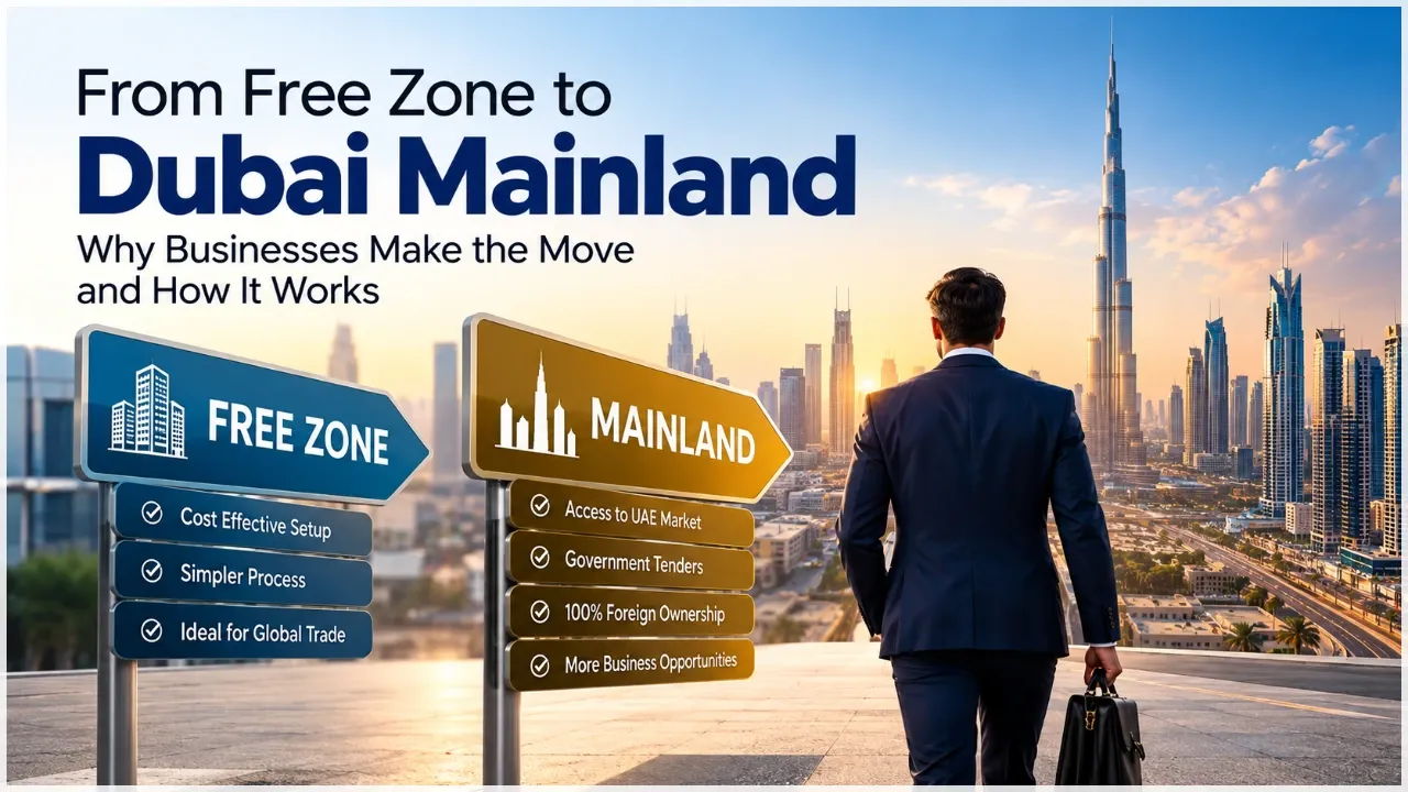 How to Transfer a Company from a UAE Free Zone to Dubai Mainland