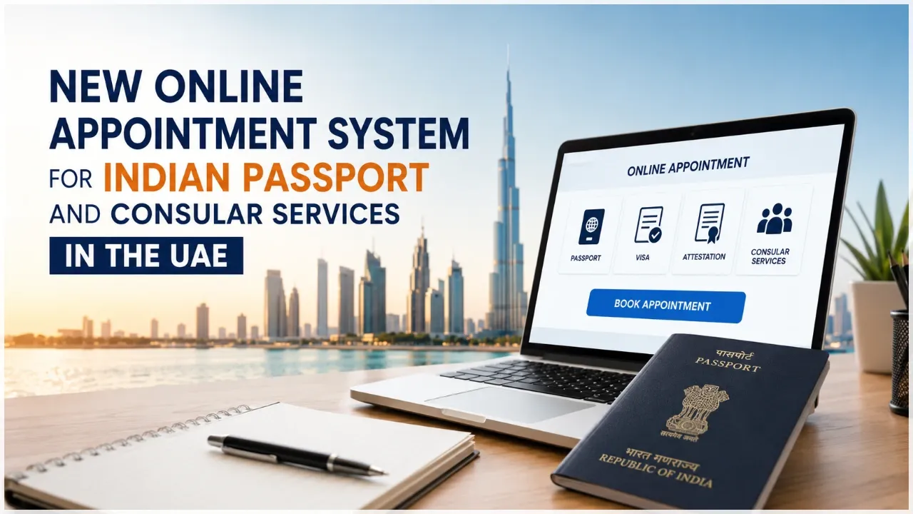 New Online Appointment System for Indian Passport and Consular Services in the UAE: Complete Guide