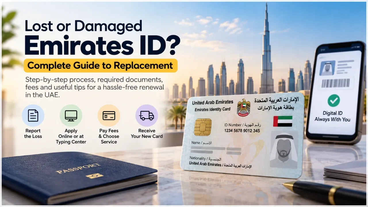 Lost or Damaged Emirates ID: Complete Replacement Guide in Dubai