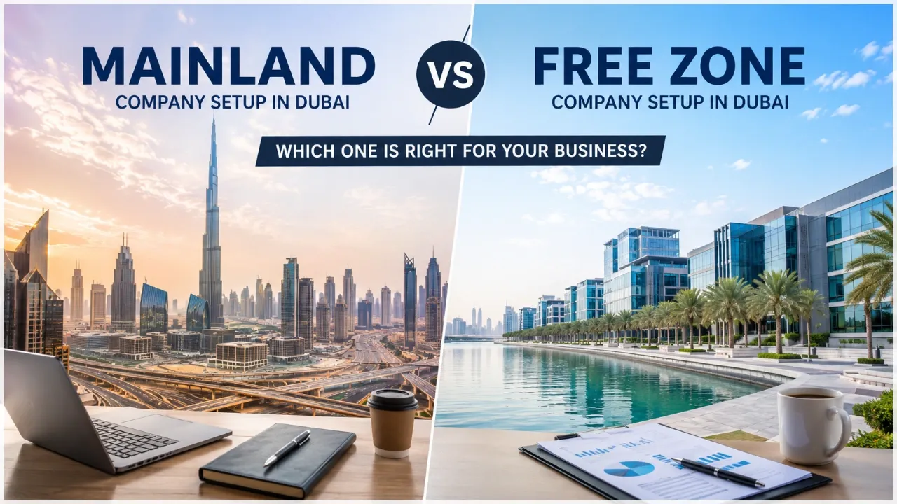 Mainland vs Free Zone Company Setup in Dubai: Which One Is Right for Your Business?