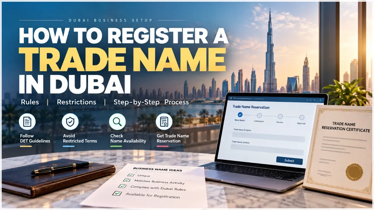 Trade Name Reservation in Dubai: Approval Rules, Guidelines, and Common Rejections