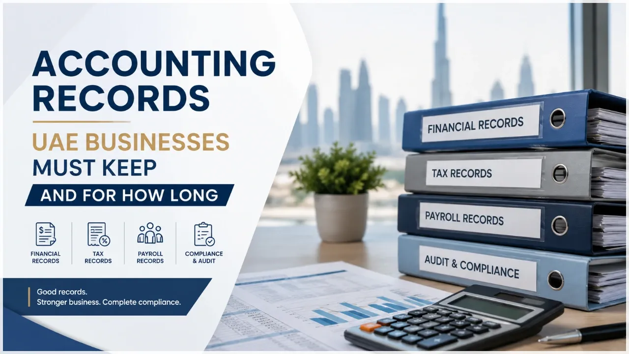 Accounting Records UAE Businesses Must Keep and for How Long