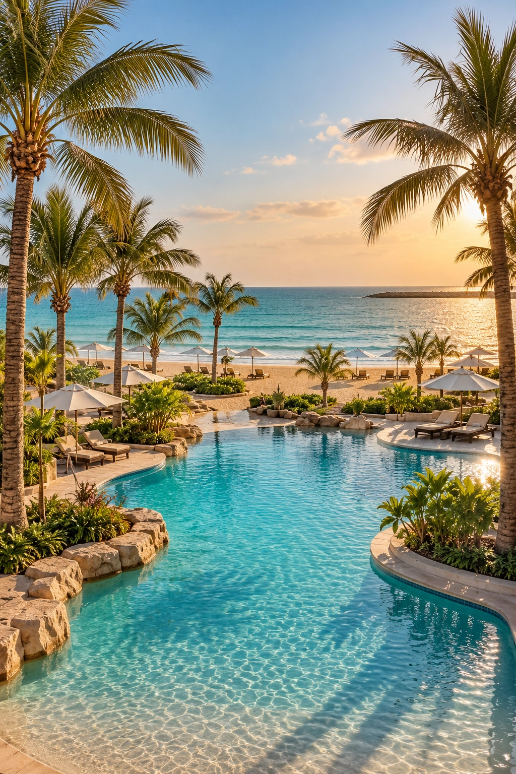 Illustrative resort scenery for Fairmont Ajman