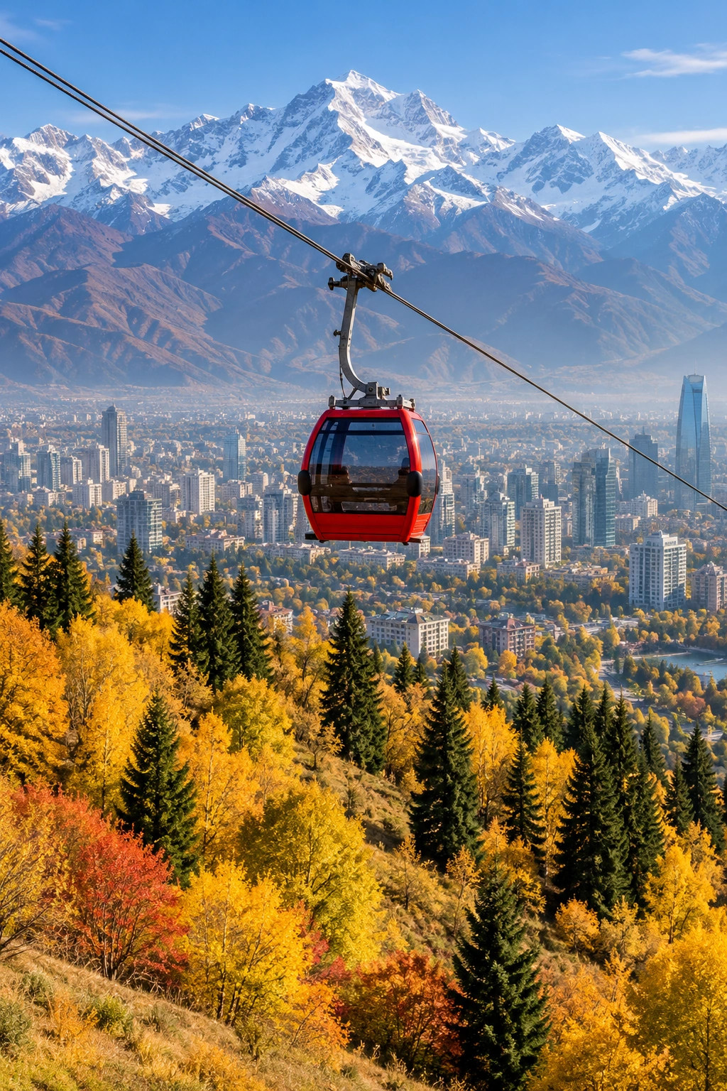 Almaty — generated destination scenery