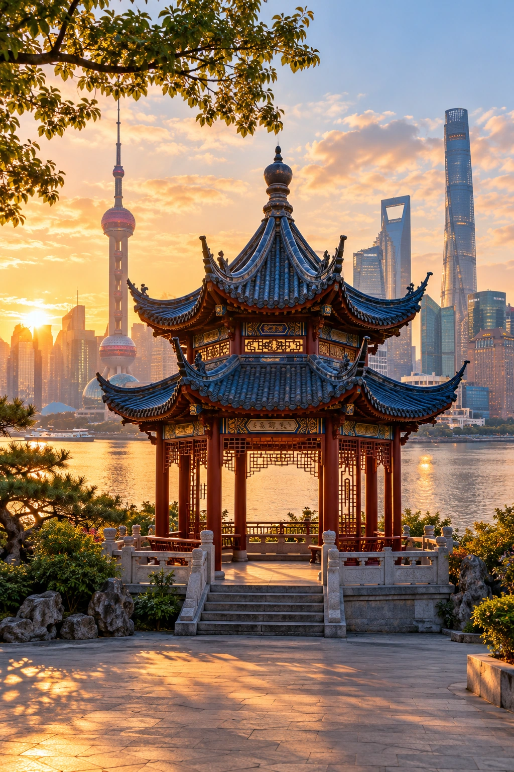 China visa assistance — generated destination scenery