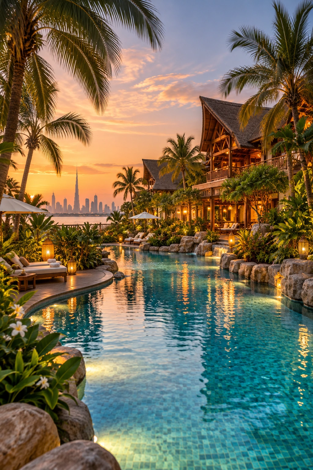 Illustrative resort scenery for Lapita Parks and Resorts