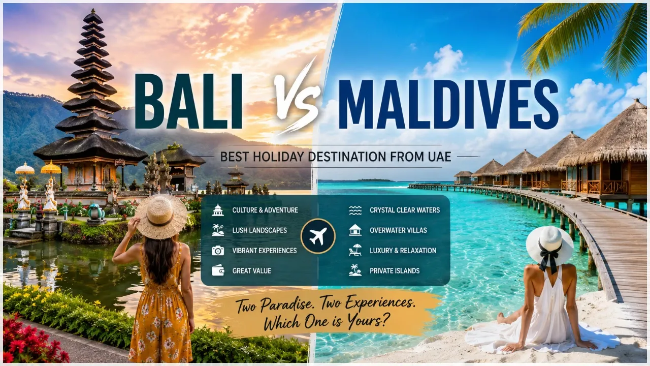 Bali vs Maldives: Best Holiday Destination from UAE