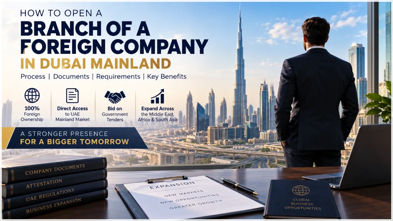 How to Open a Branch of a Foreign Company in Dubai Mainland