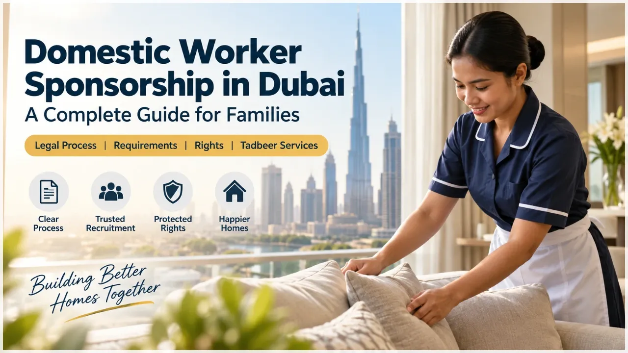 How to Sponsor Domestic Workers in Dubai: Tadbeer Process & Rules