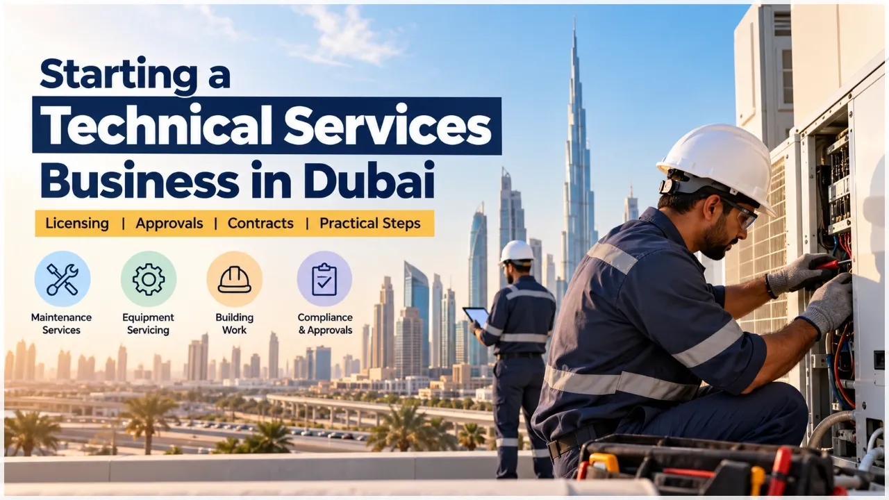 Technical Services Company Setup in Dubai: Maintenance Scope and Specialist Approvals