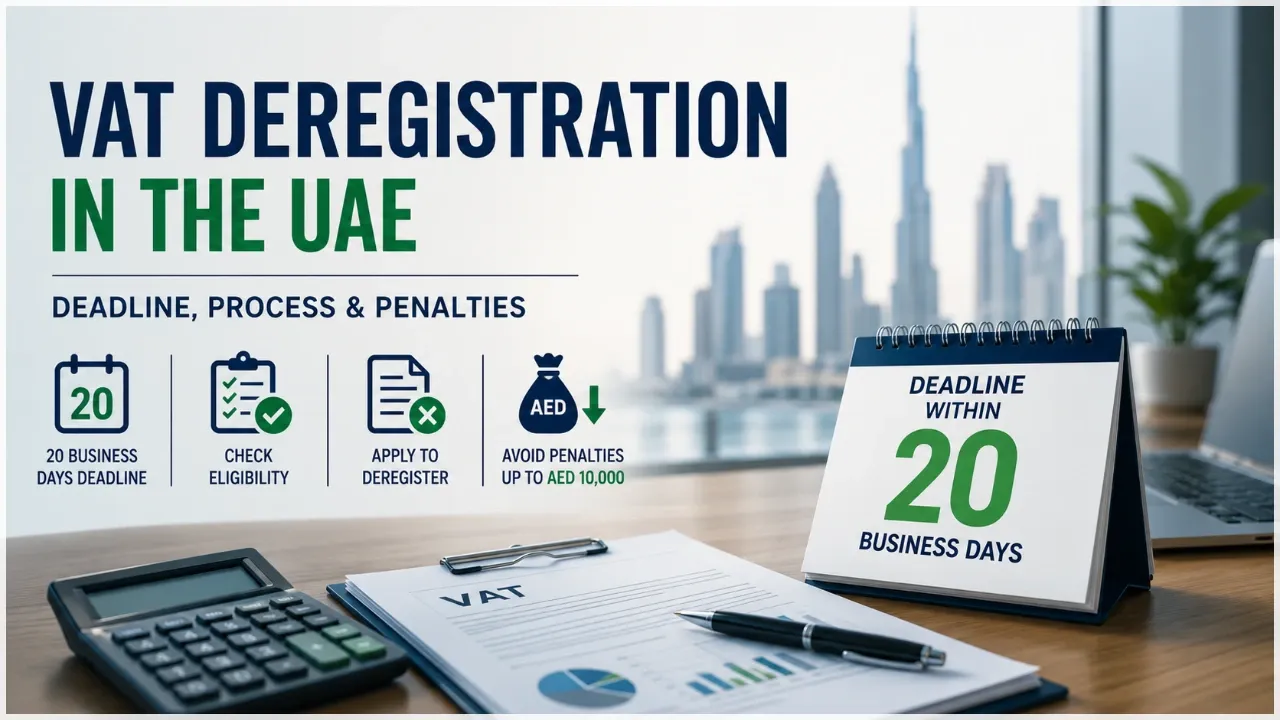 VAT Deregistration in the UAE: Eligibility, Deadline, Process and Penalties