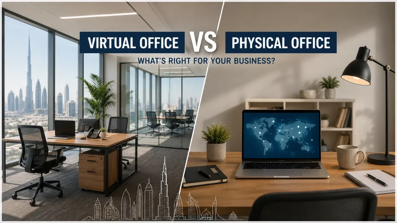 Virtual Office vs Physical Office for New Businesses in Dubai